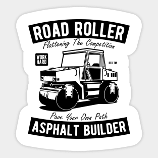 Road Roller Sticker